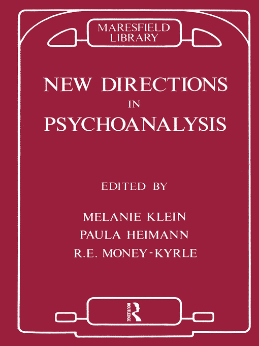 Title details for New Directions in Psychoanalysis by Paula Heimann - Wait list